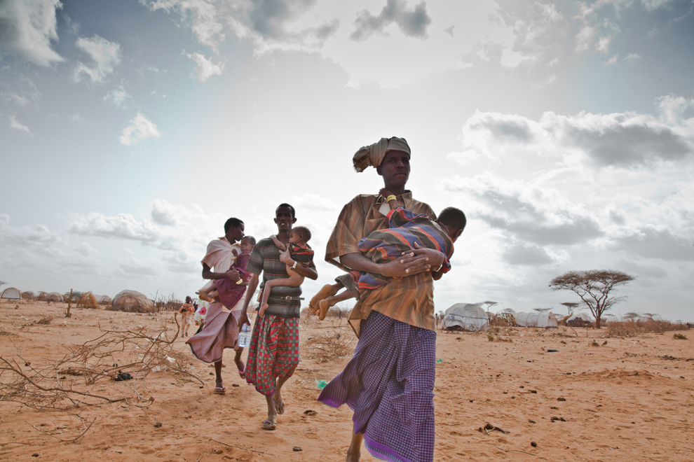 Сомалийские беженки с детьми