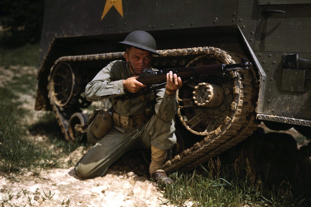 Солдат с винтовкой «Garand»
