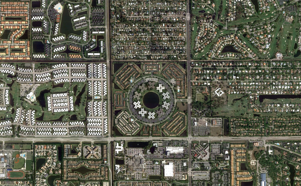 Самые красивые спутниковые снимки здании