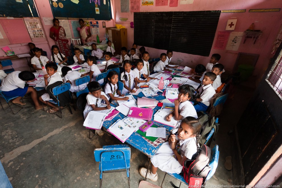 Первое сентября в Шри-Ланкийской школе