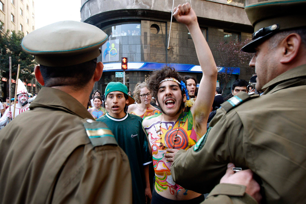 Акции протеста в Чили