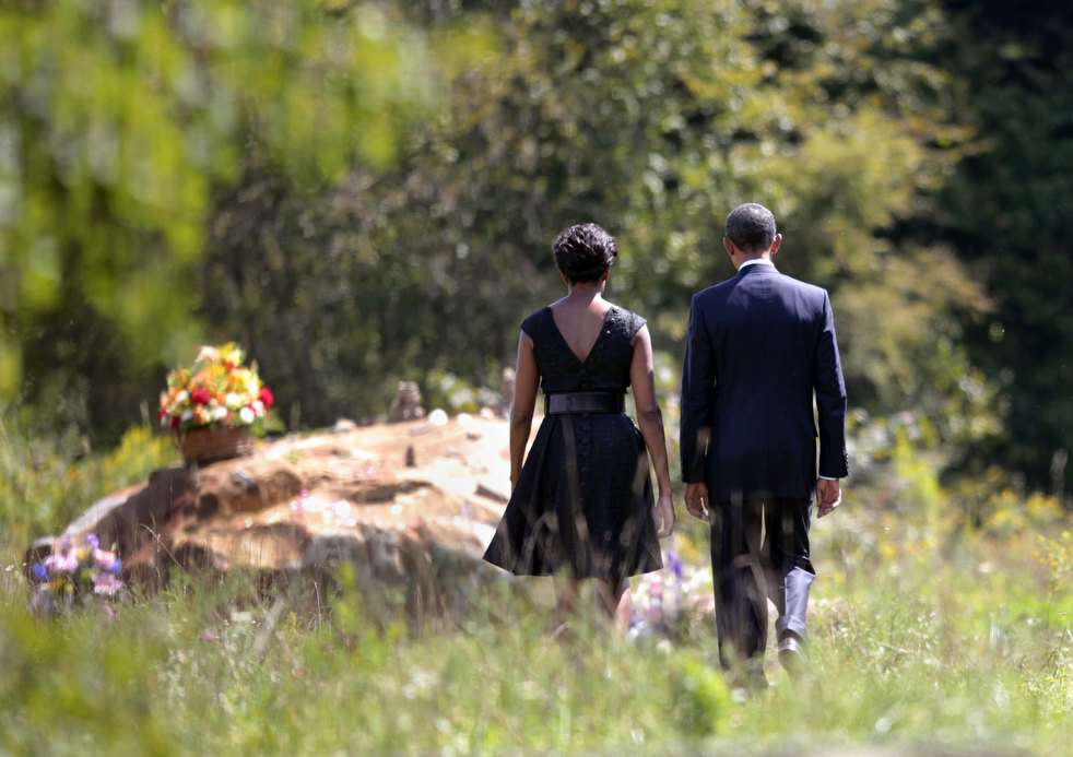Президент Барак Обама и первая леди Мишель Обама