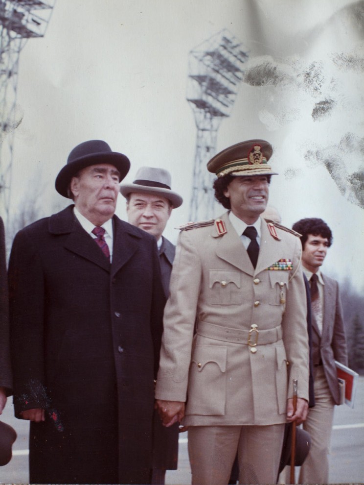 Каддафи и Брежнев