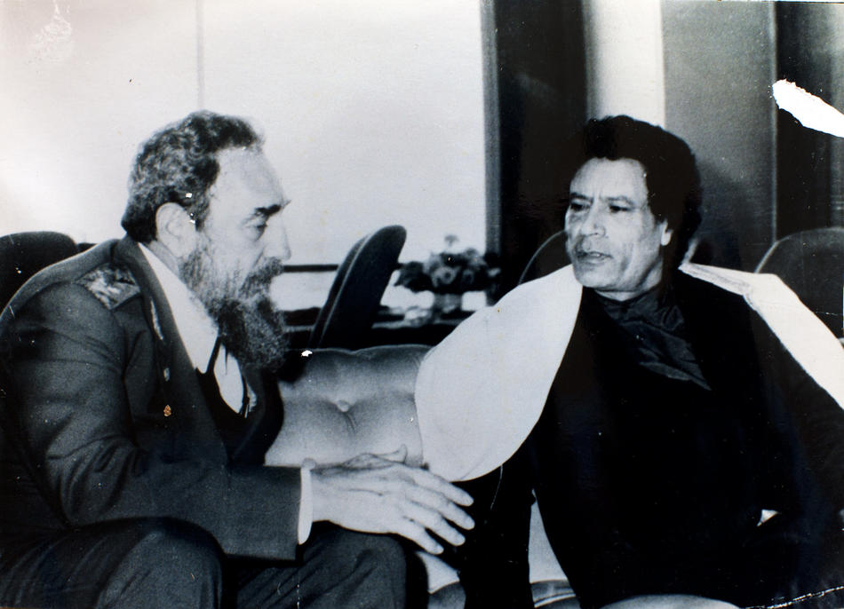 Каддафи и Кастро