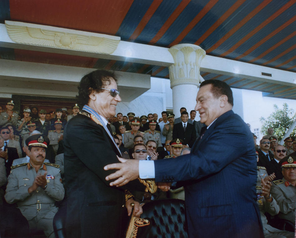 Каддафи и Мубарак