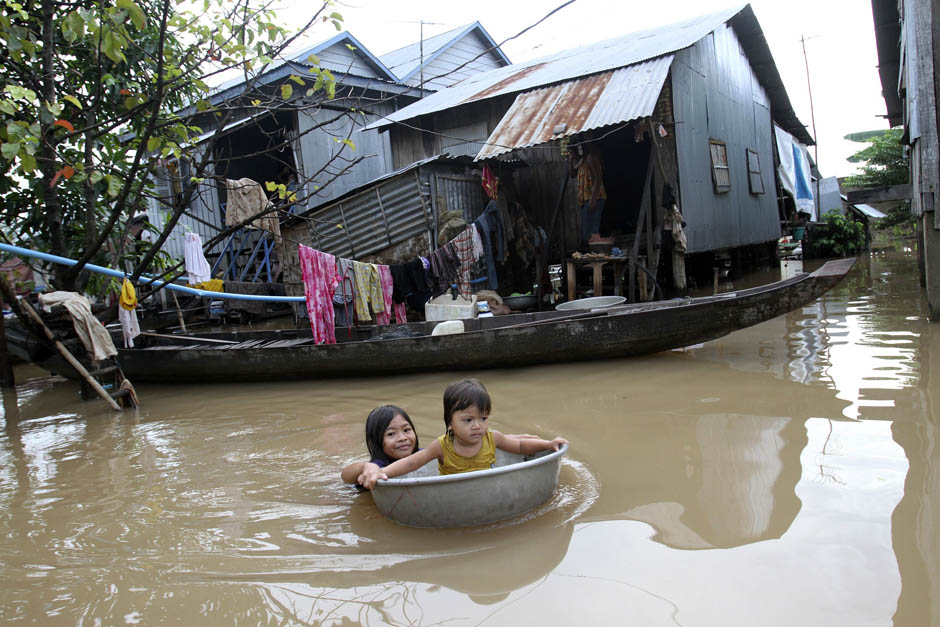 Наводнения в Камбодже