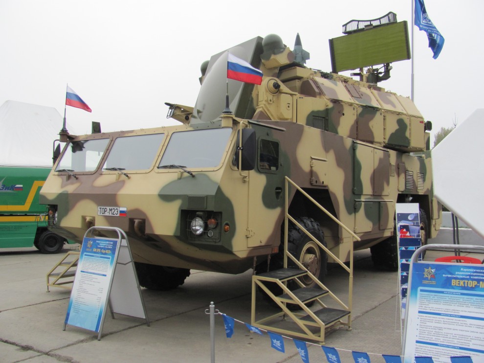 Боевая машина зенитного ракетного комплекса «Тор-М23»