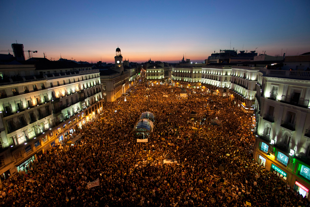 Демонстрации в Мадриде
