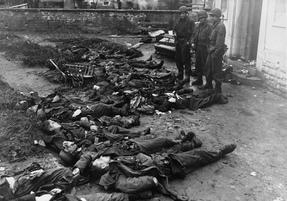 Погибшие немецкие солдаты