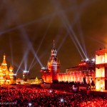 Праздник света на Красной площади
