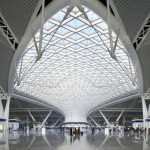 Новый современный вокзал в Китае