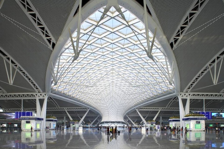 Новый вокзал в Китае