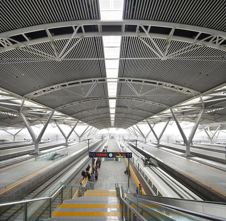 Новый вокзал в Китае