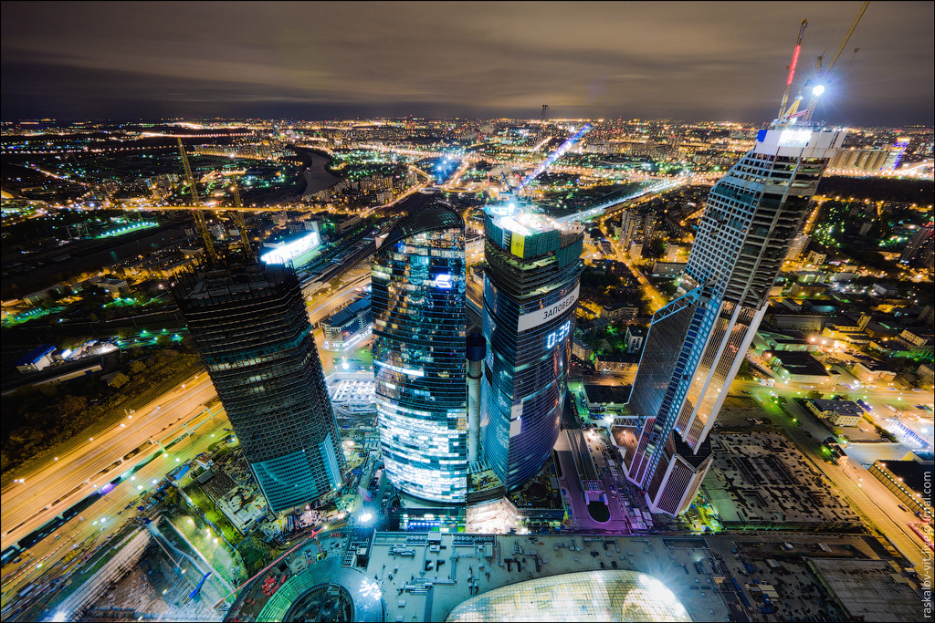Москва-Сити, панорама Москвы