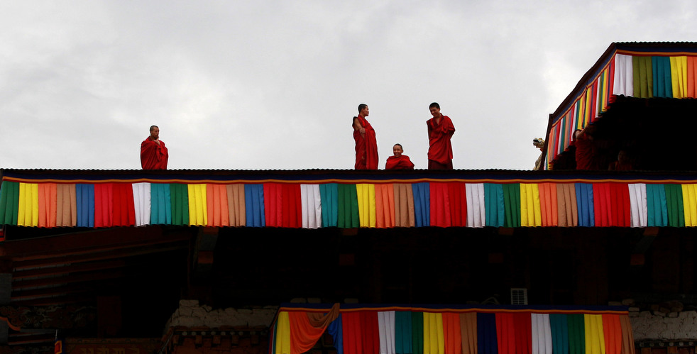 Буддийские монахи