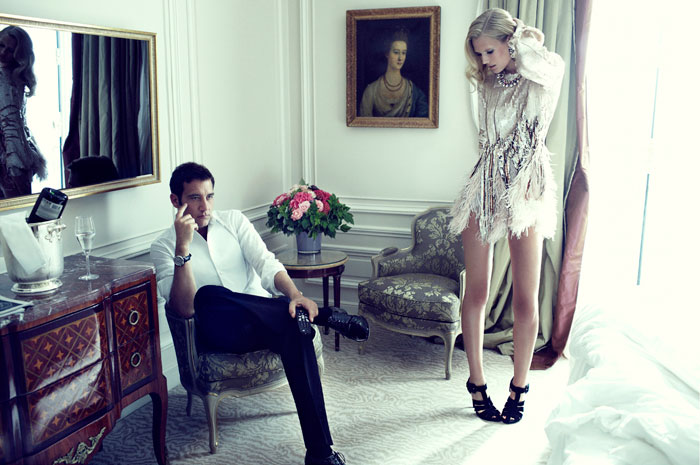 Тони Гарн и Клайв Оуэн, Vogue Spain, октябрь 2011