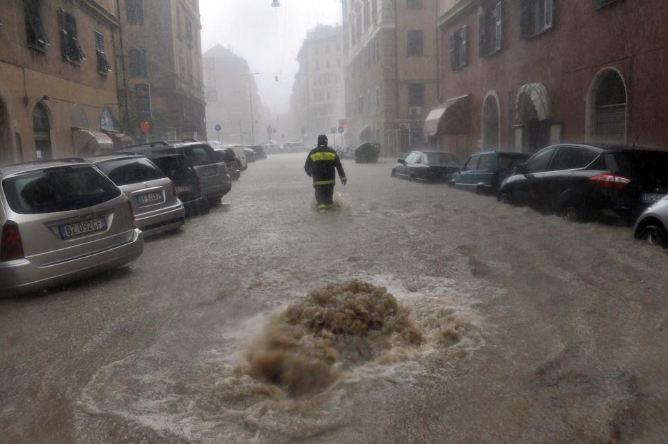 Наводнение в Генуе