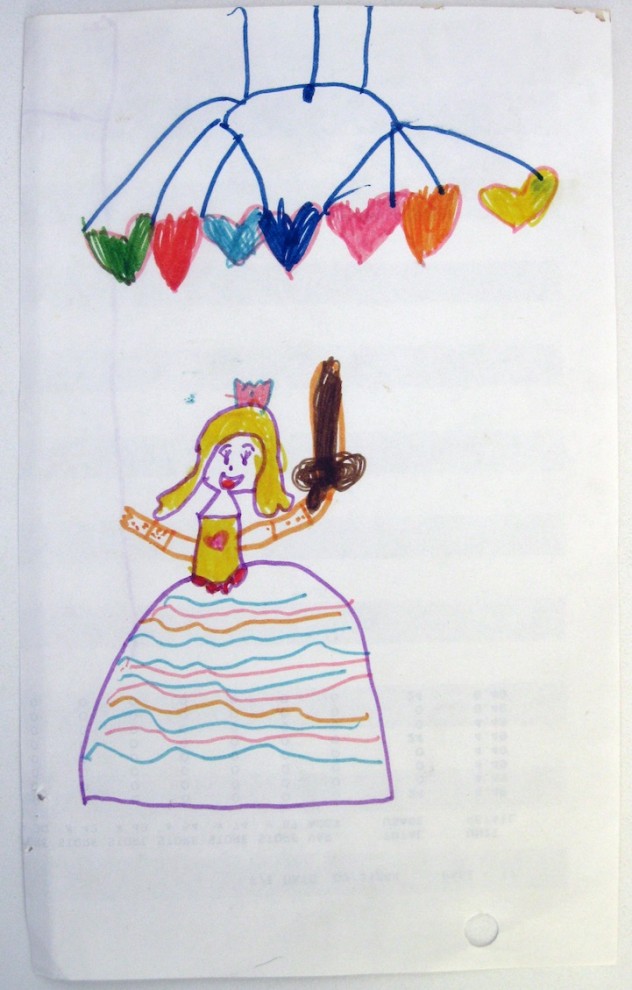 Детский рисунок Audrey Kawasaki.