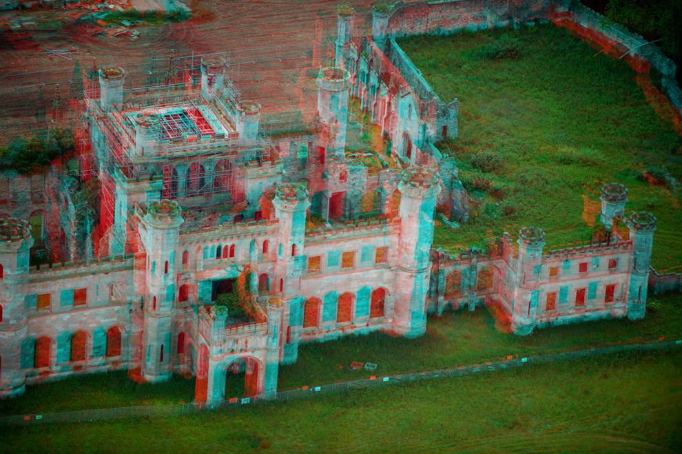 Замок, формат 3D