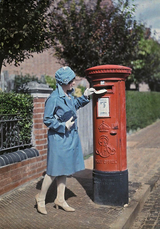 Англия на цветных фото 1928 года