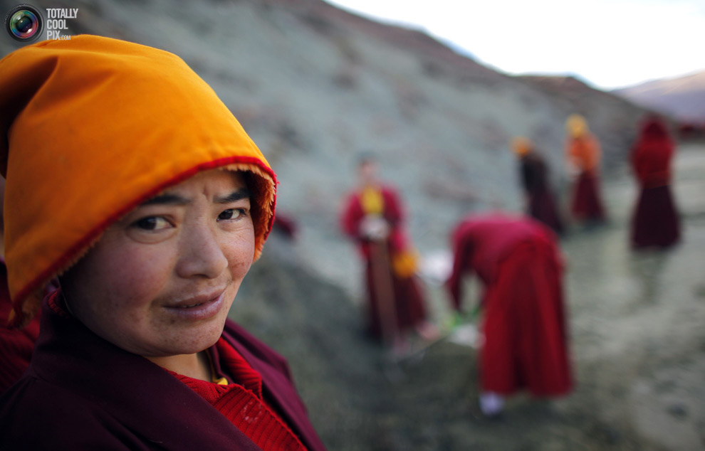 Тибетская буддийская монахиня