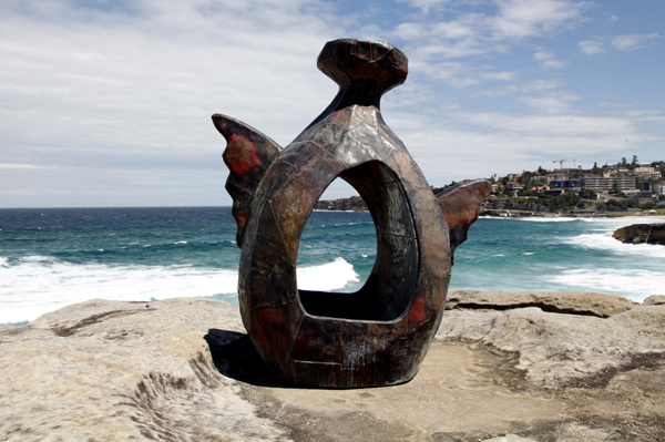 Выставка скульптур на пляжах  Австралии.