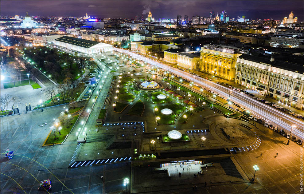 Виды с крыши гостиницы "Москва"