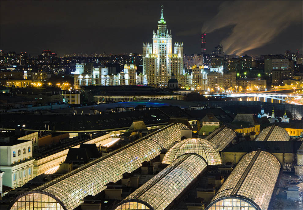 Виды с крыши гостиницы "Москва"