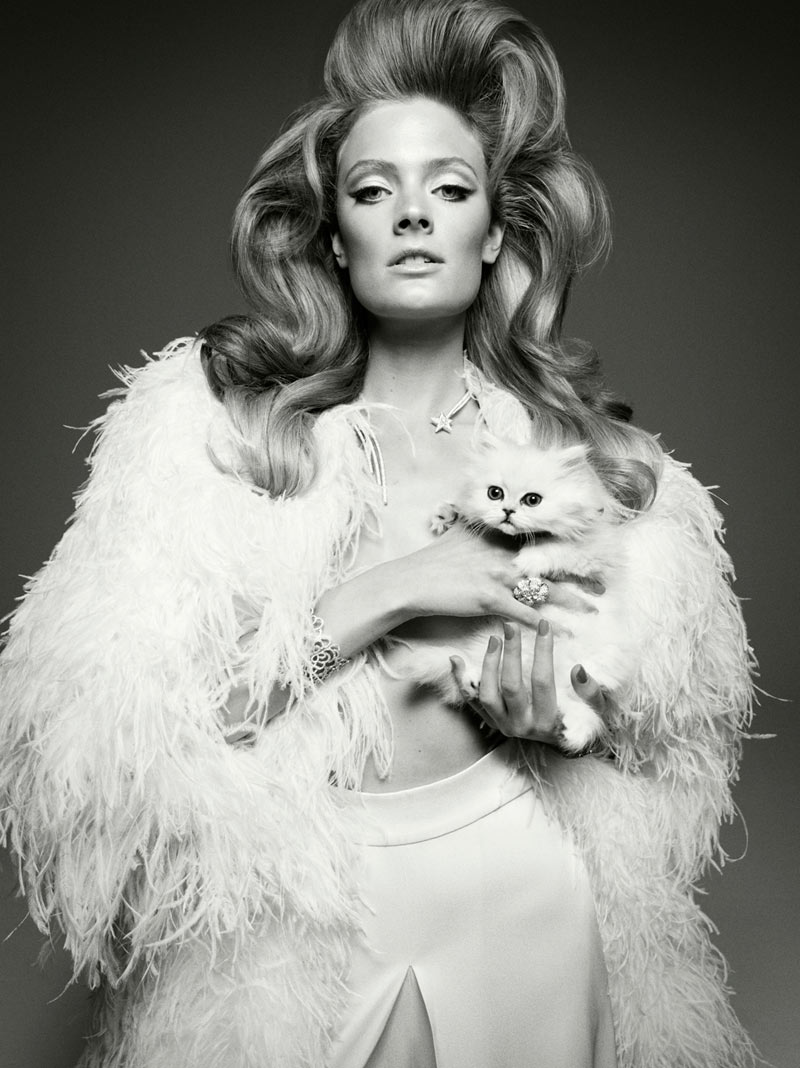 Констанс Яблонски в Vogue Italia, ноябрь 2011.