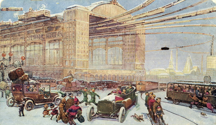 Москва в будущем, Эйнем, 1914 г.