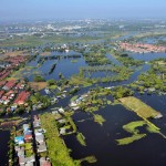 Затопленный Бангкок: вид с воздуха