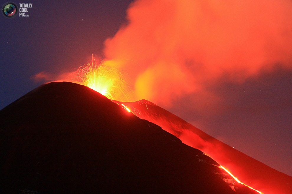 Вулкан Льяйма, область Араукания, Чили.