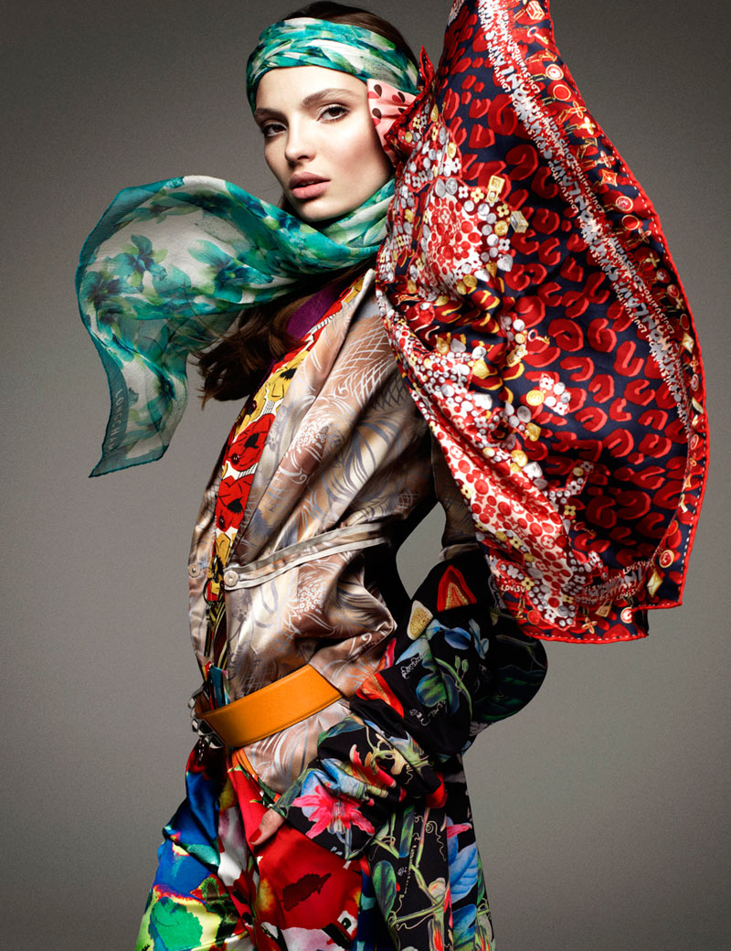 Карола Ремер в Vogue Germany, январь 2012.