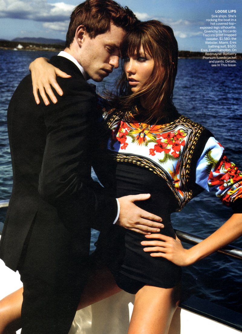 Карли Клосс в Vogue US, декабрь 2011.