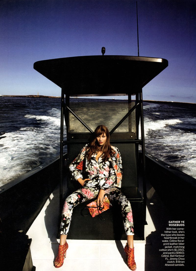Карли Клосс в Vogue US, декабрь 2011.