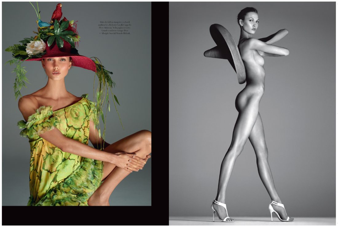 Карли Клосс в Vogue Italia, декабрь 2011. 