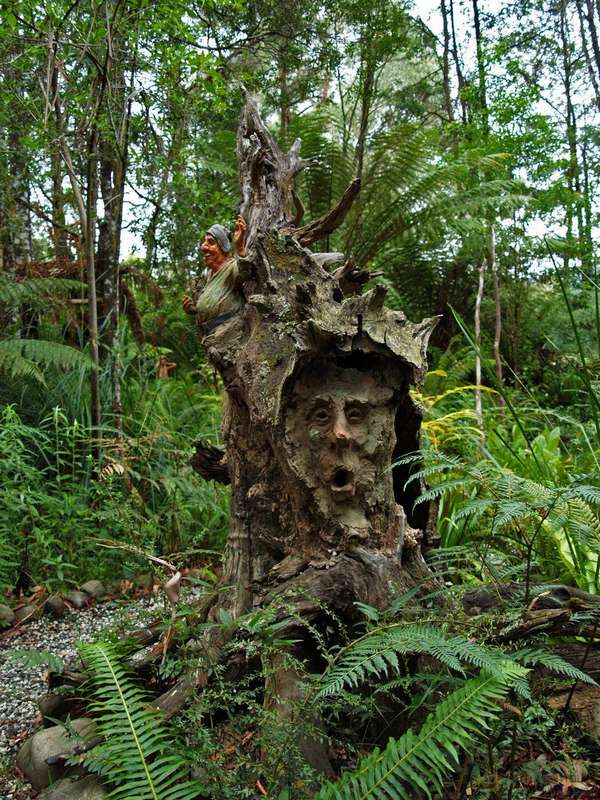 Лесные скульптуры Бруно Тофтса.