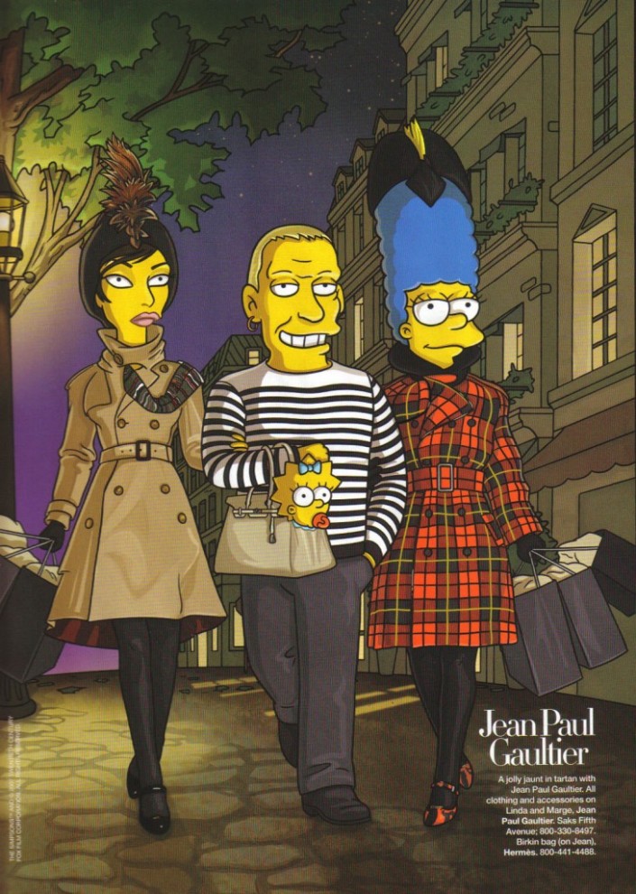 Симпсоны в Harper’s Bazaar.