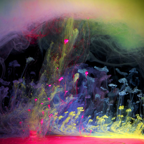 Взрыв цвета в стакане воды. (Mark Mawson)