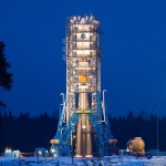 Запуск ракеты-носителя «Союз» со спутником «Меридиан»