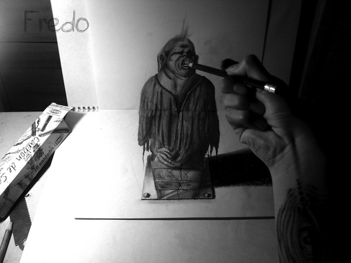 Трехмерные рисунки Fredo