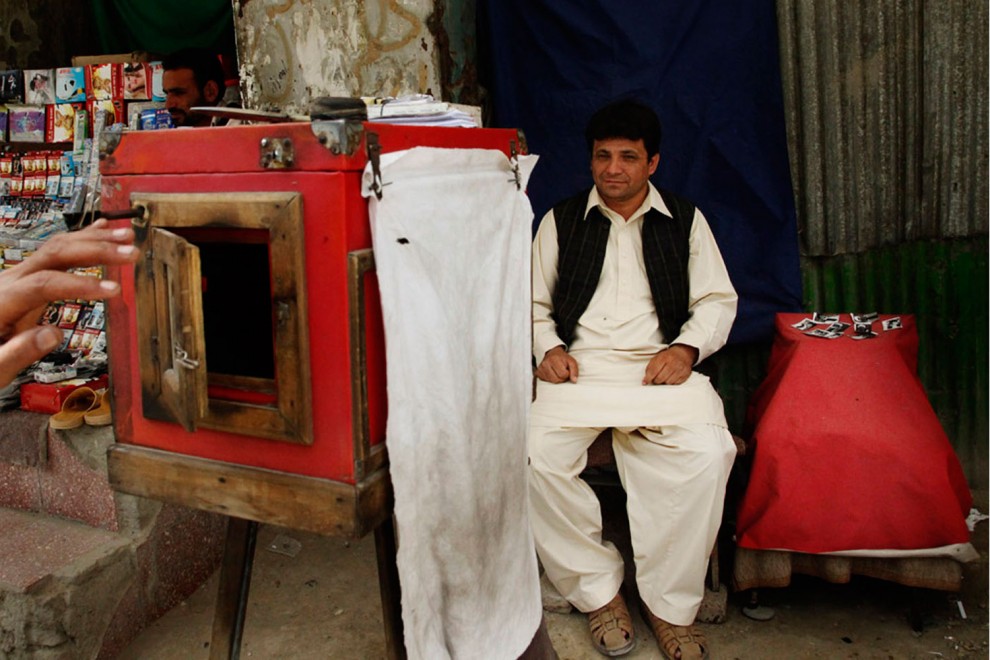 Афганский ящичный фотоаппарат 