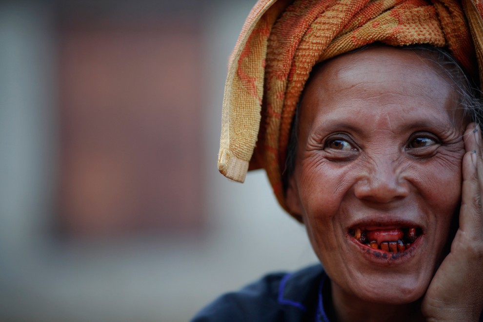 Жительница Мьянмы