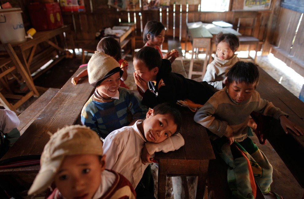 Школа в Мьянме