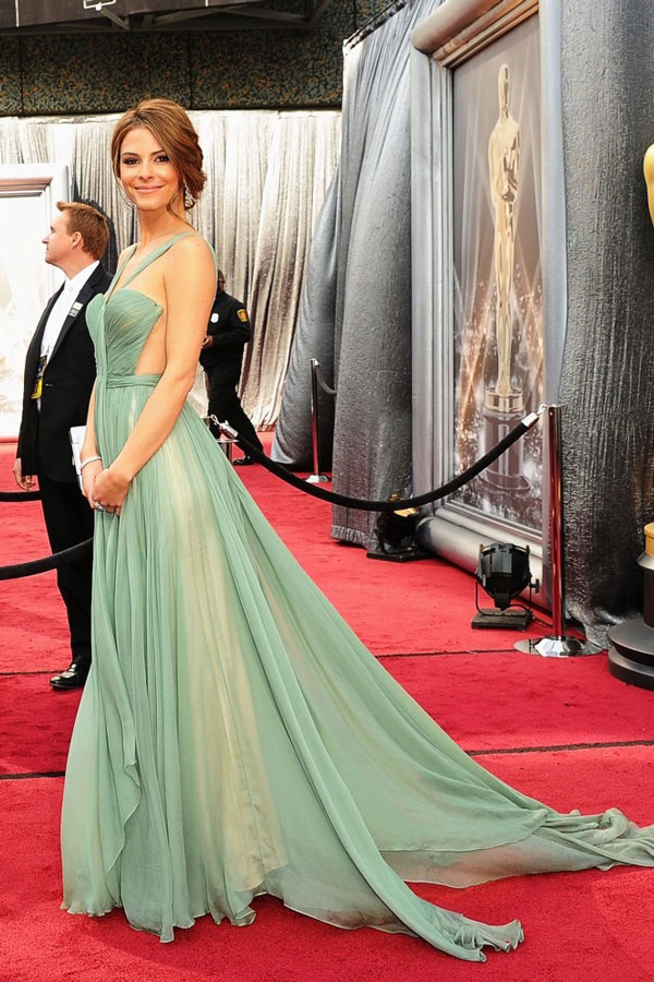 Лучшие наряды Оскара 2012.