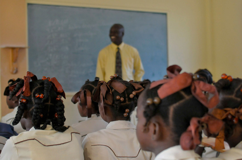 Школьники Гаити