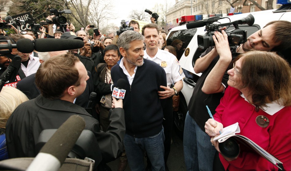 Арест Джорджа Клуни.