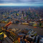 Энергопотребляющий Лондон с высоты птичьего полета