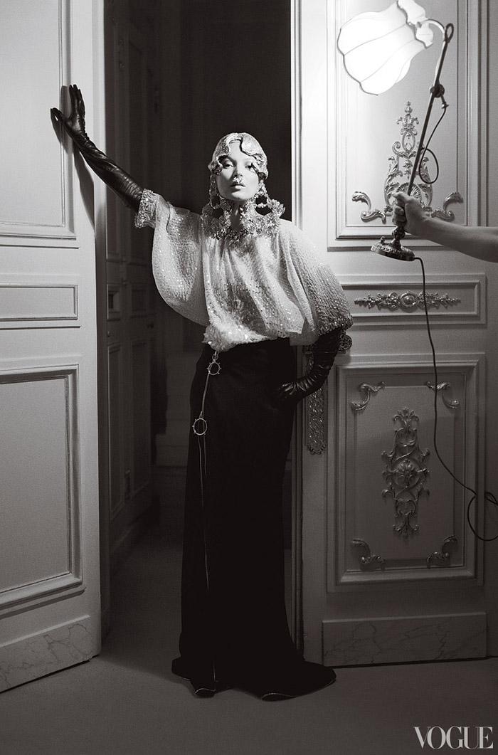 Кейт Мосс в Vogue US, апрель 2012