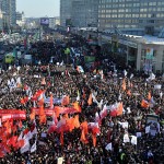 Митинг оппозиции на Новом Арбате в Москве